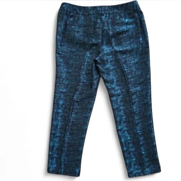 Express Women's Dark blue marled pull on pants . Size 8. Inseam 26 length 37. - Picture 5 of 7